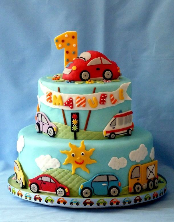 Birthday Cake Boy
 15 Baby Boy First Birthday Cake Ideas