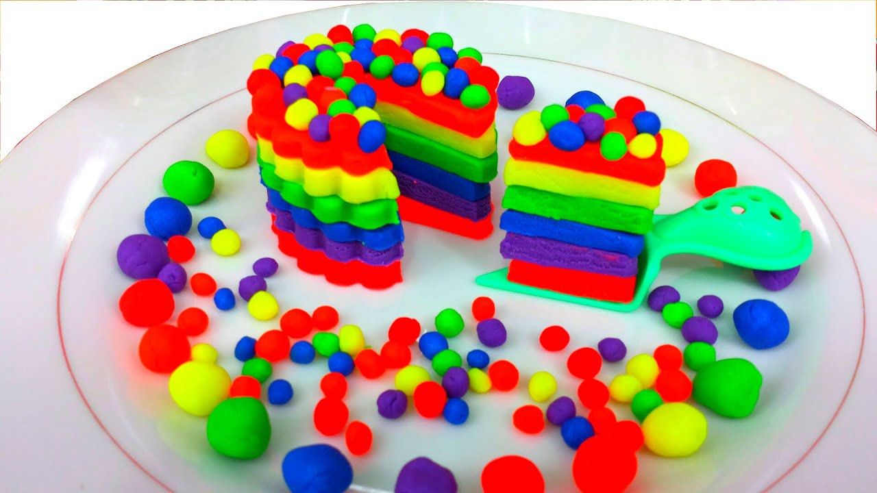 Birthday Cake Dippin Dots
 Play Doh How To Make Rainbow Dippin Dots Birthday Cake