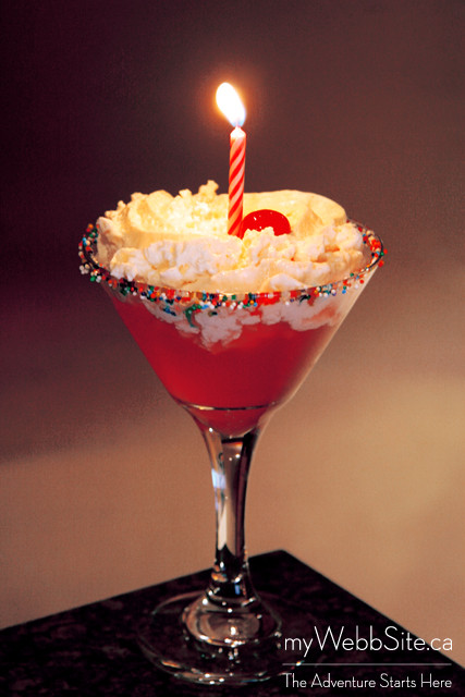 Birthday Cake Drink
 Birthday Cake Martini TheHomoCulture