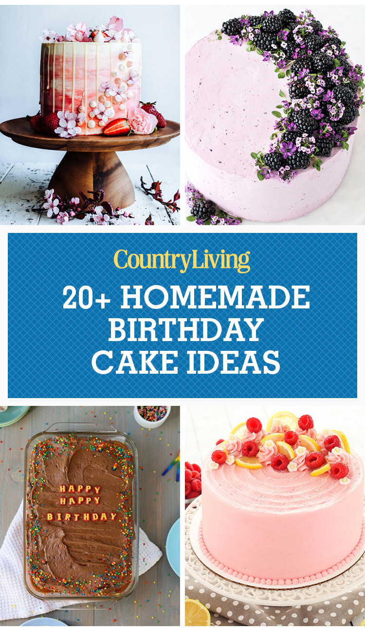 Birthday Cake Idea
 22 Homemade Birthday Cake Ideas Easy Recipes for