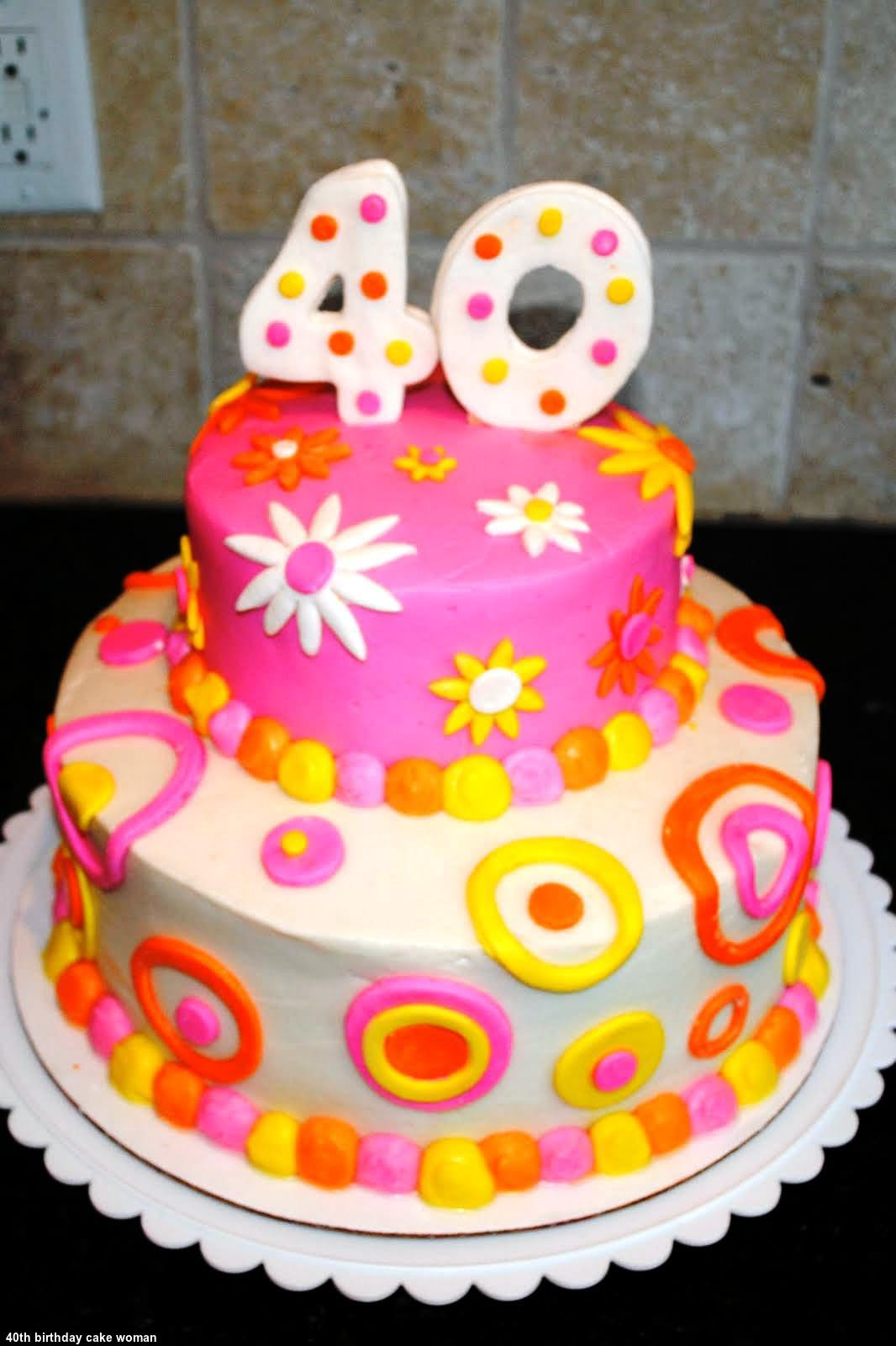 Birthday Cake Ideas For Women
 40th Birthday Cake Woman Insipiration 2015 The Best