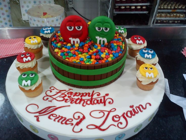 Birthday Cake M&amp;m
 m&m Cake Decorating munity Cakes We Bake