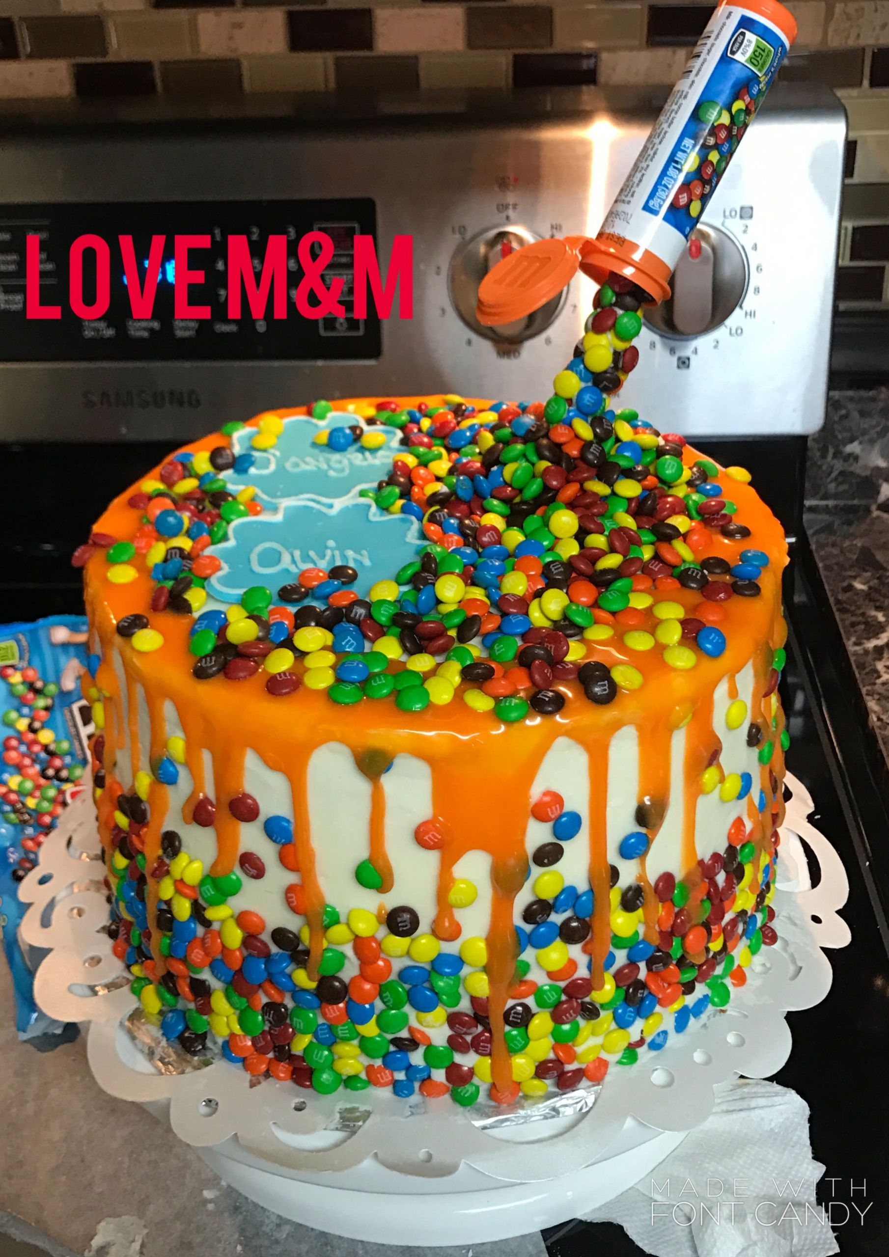 Birthday Cake M&amp;m
 M&M nhcakes in 2019