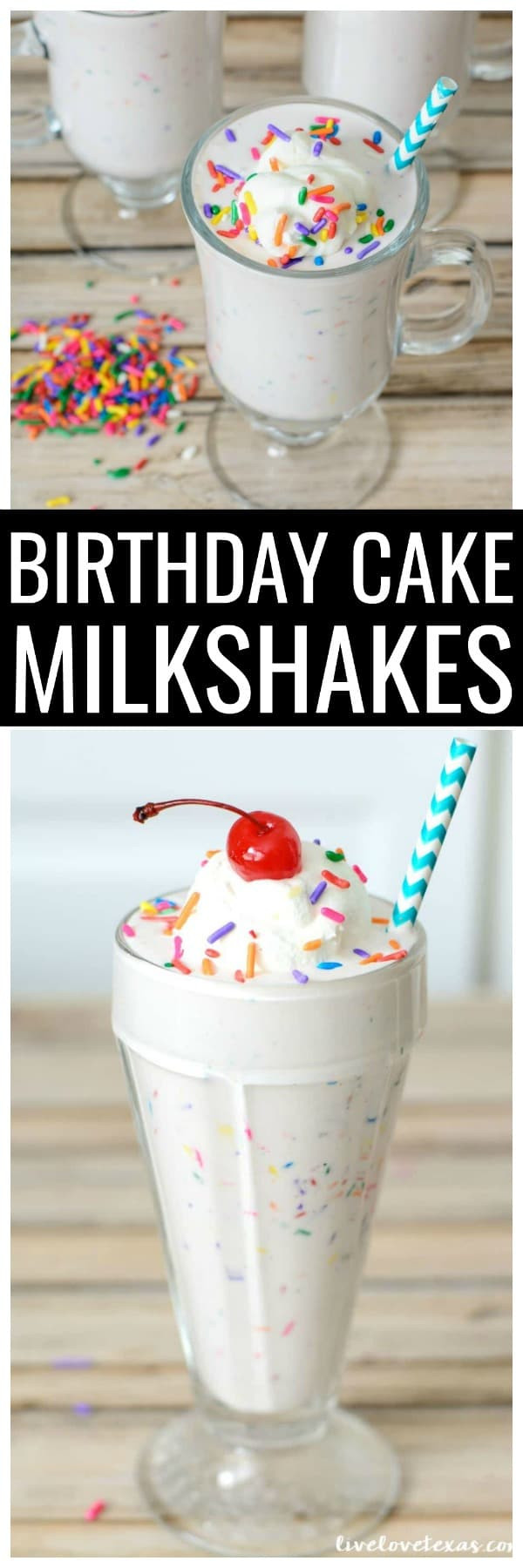 Birthday Cake Milkshake Recipe
 4 Ingre nt Homemade Birthday Cake Milkshake Recipe