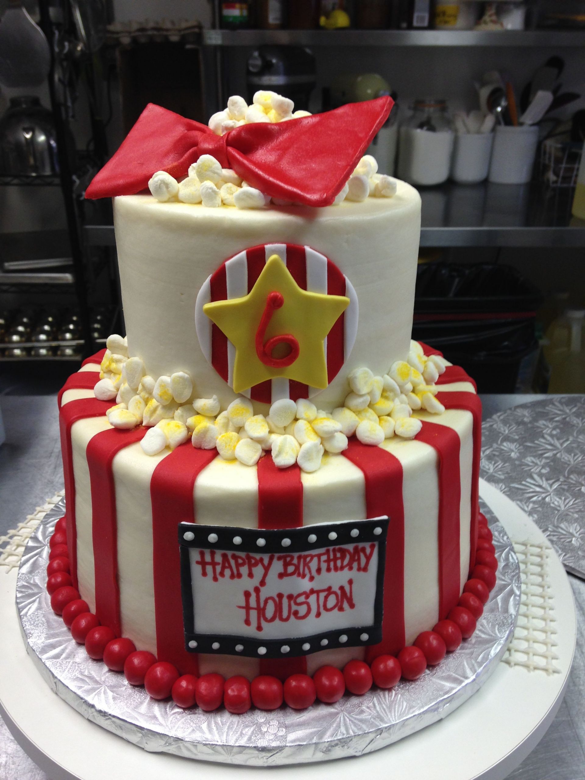 Birthday Cake Movie
 Movie theater themed birthday cake Made with both butter