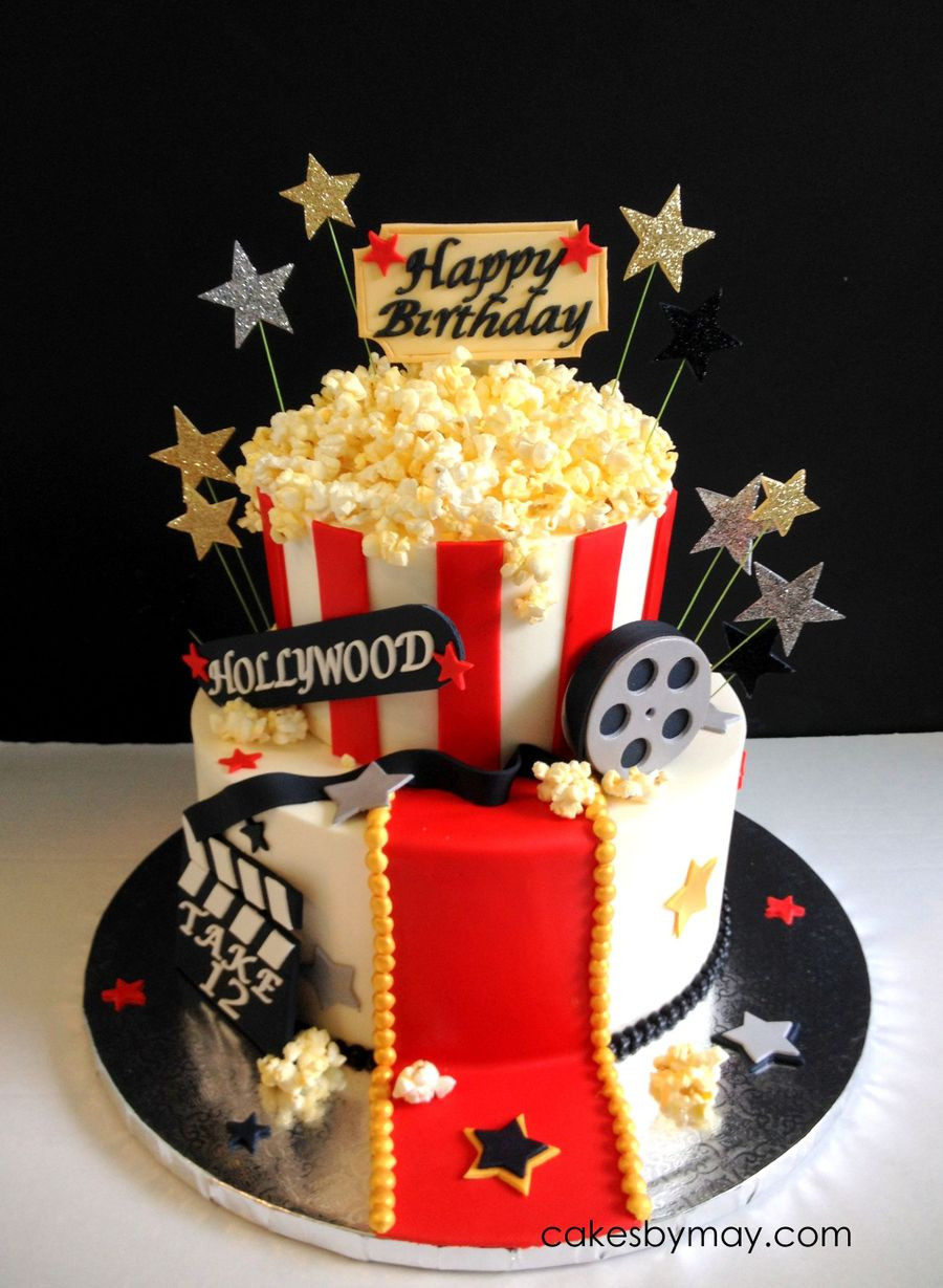 Birthday Cake Movie
 Movie Hollywood Theme Birthday Cake CakeCentral