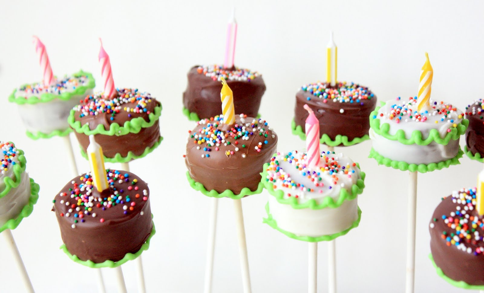 Birthday Cake Pop Recipe
 Recipes n Such Birthday Cake Brownie Pops