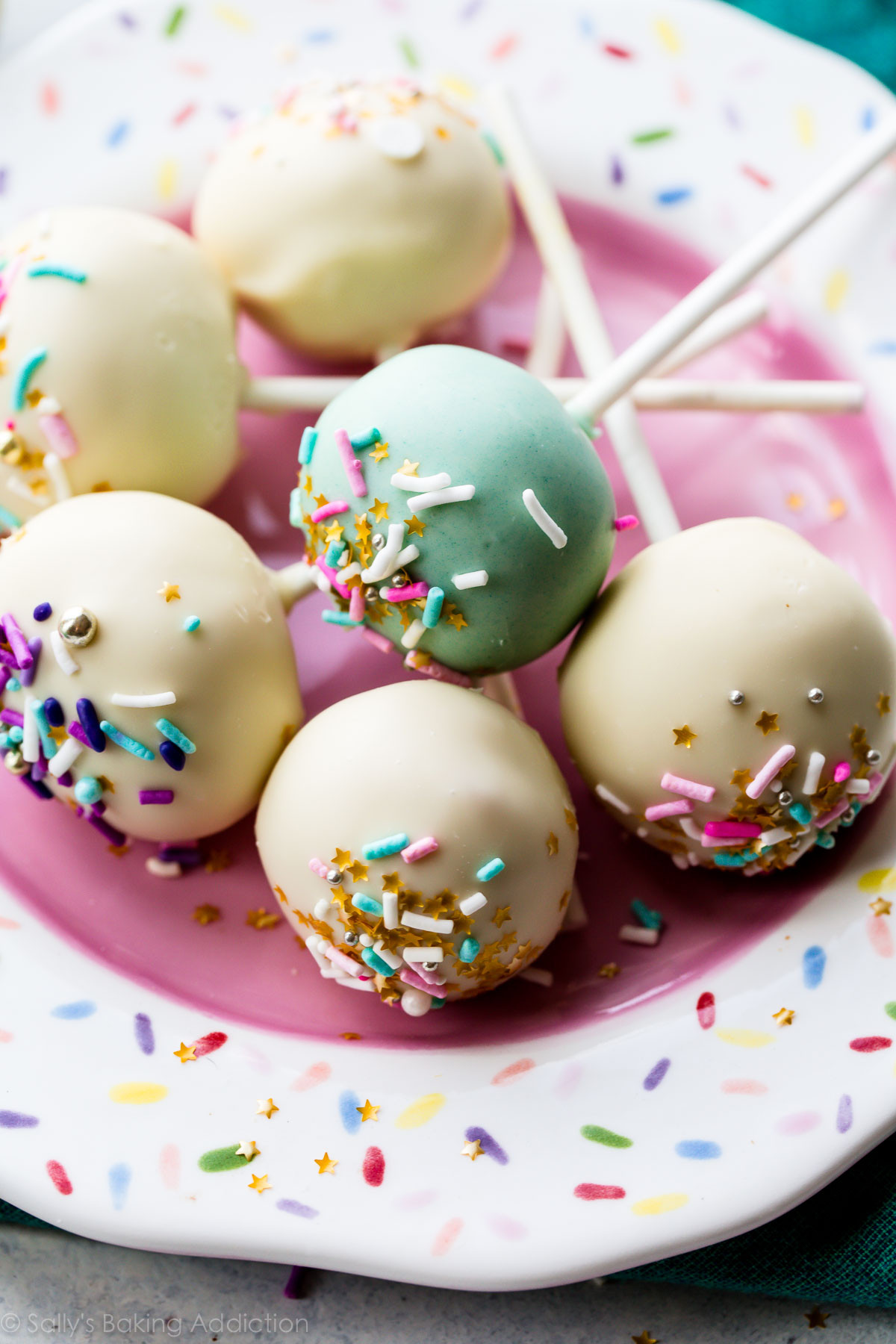 Birthday Cake Pop Recipe
 Homemade Cake Pops Sallys Baking Addiction