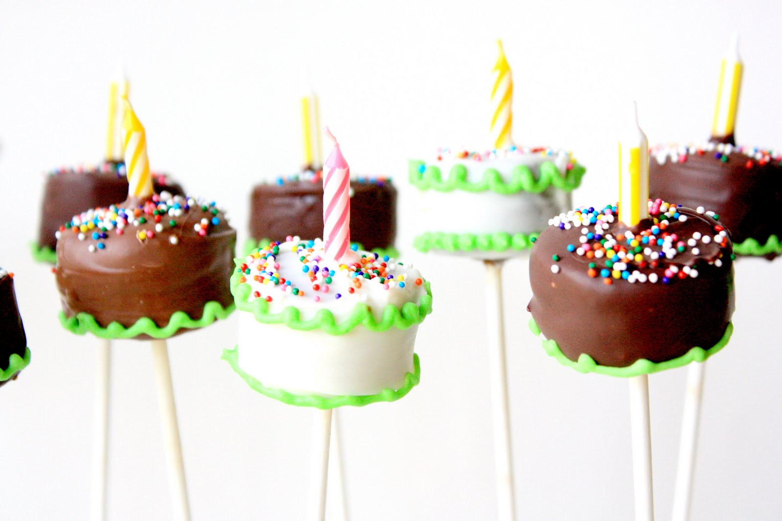 Birthday Cake Pop Recipe
 Recipes n Such Birthday Cake Brownie Pops