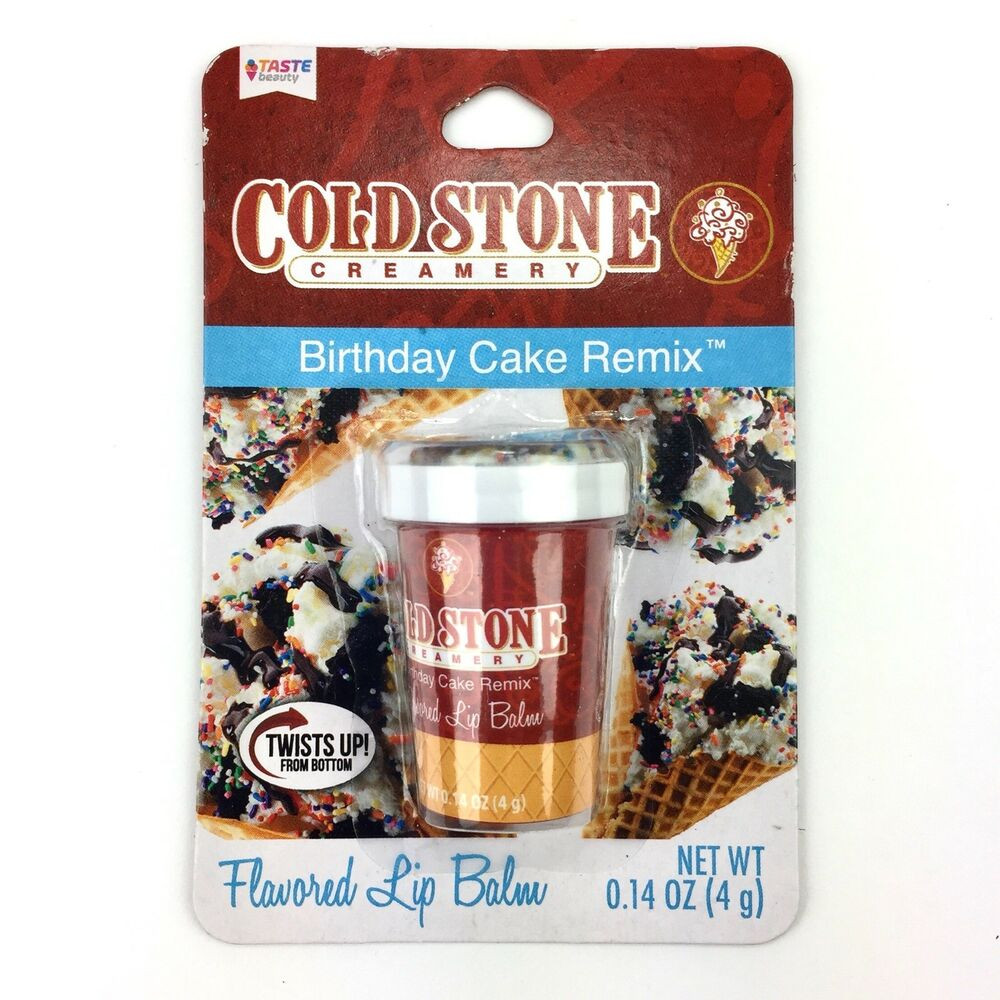 Birthday Cake Remix Cold Stone
 Cold Stone Creamery Lip Balm Birthday Cake Remix Flavor 1