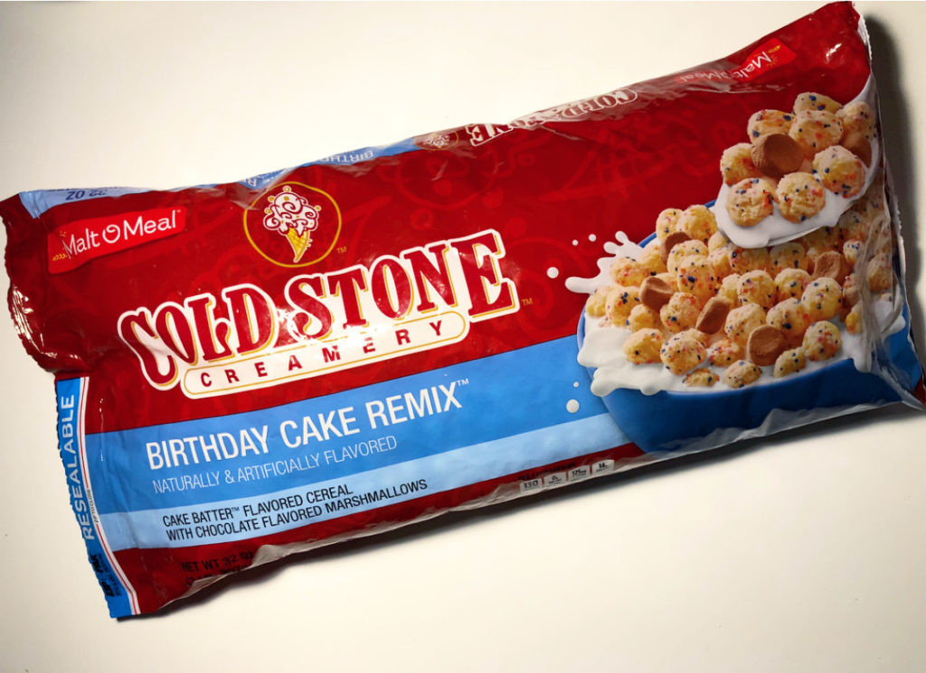 Birthday Cake Remix Cold Stone
 REVIEW Malt O Meal Cold Stone Creamery Birthday Cake