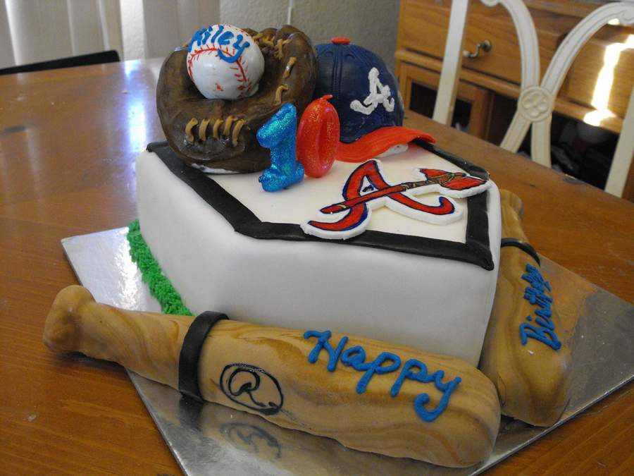 Birthday Cakes Atlanta
 Atlanta Braves Birthday Cake CakeCentral