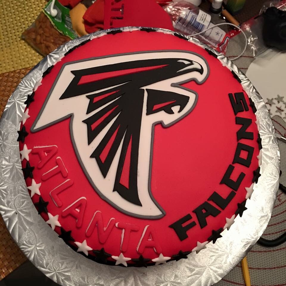 Birthday Cakes Atlanta
 Atlanta Falcons cake all edible