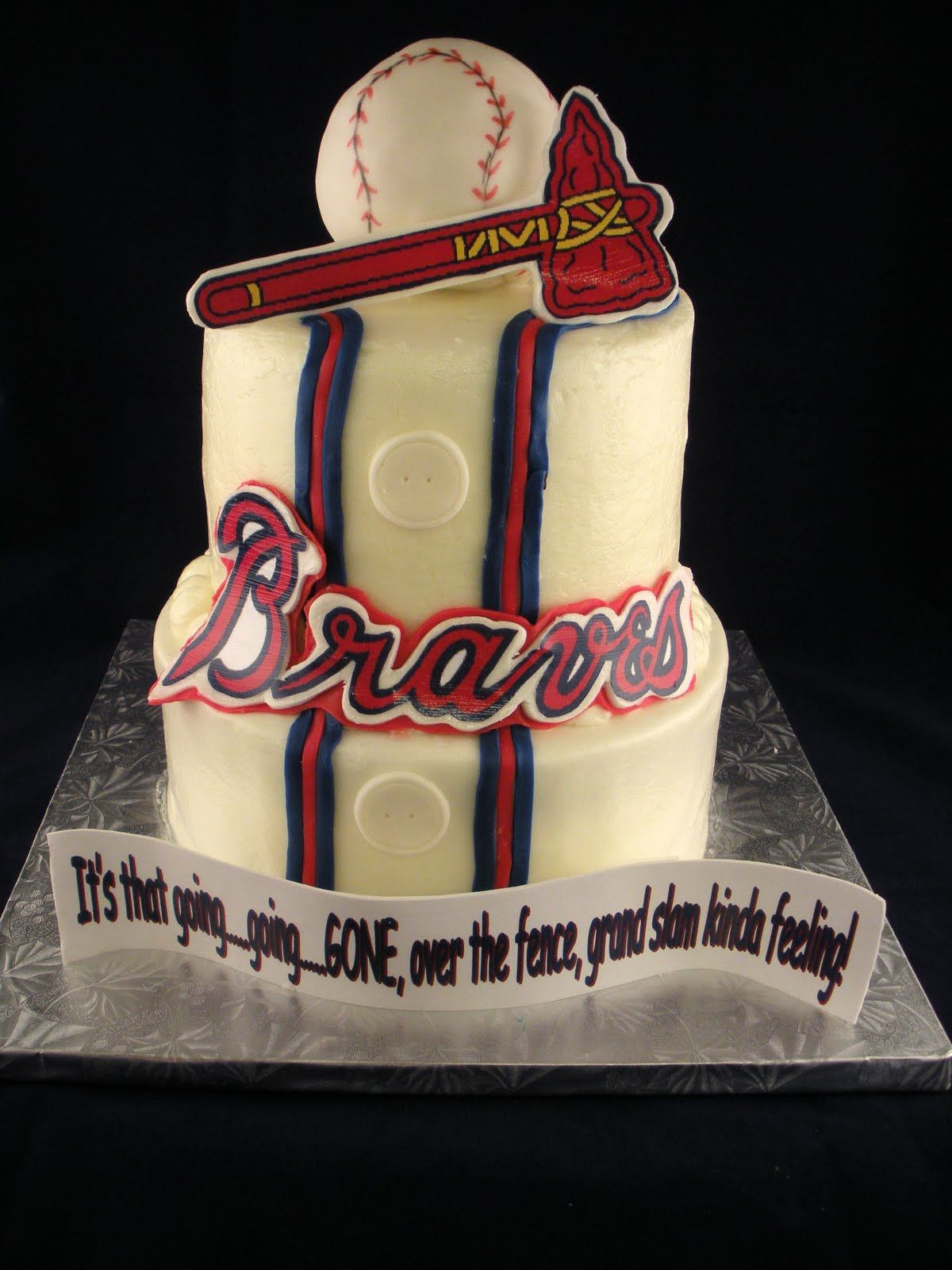 Birthday Cakes Atlanta
 Sugar & Spice Sweets Another Braves Cake