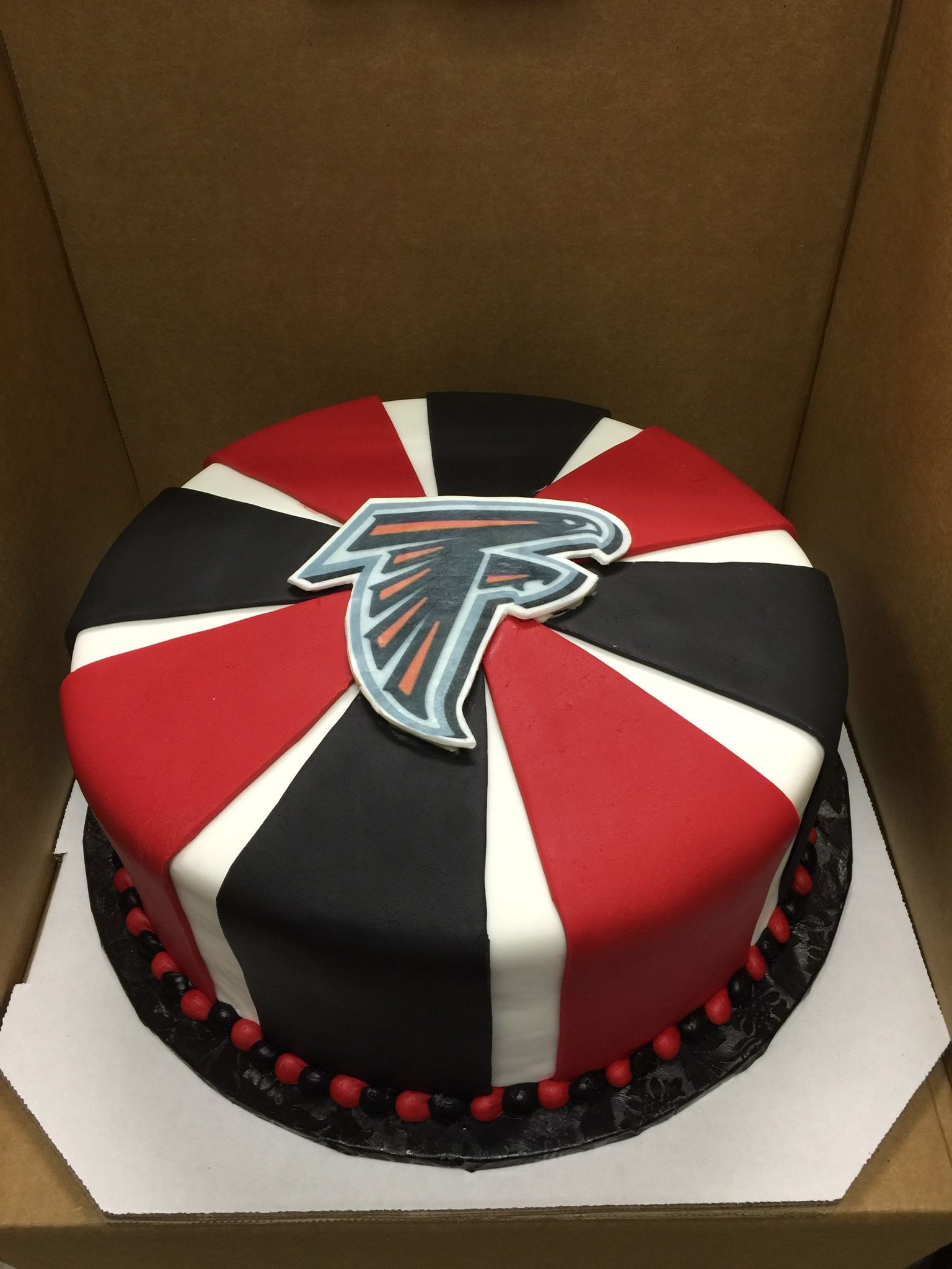 Birthday Cakes Atlanta
 Atlanta Falcons fondant cake