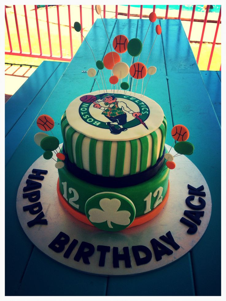 Birthday Cakes Boston
 17 Best images about Boston Celtics Cakes on Pinterest