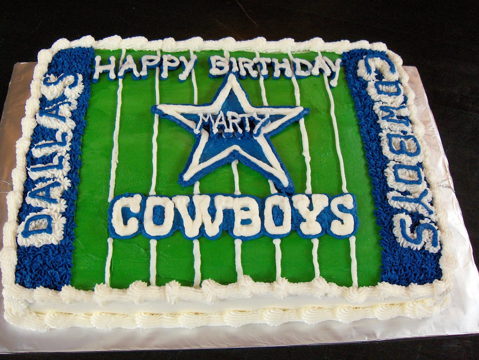 Birthday Cakes Dallas
 Cat s Cake Creations Dallas Cowboys Birthday Cake