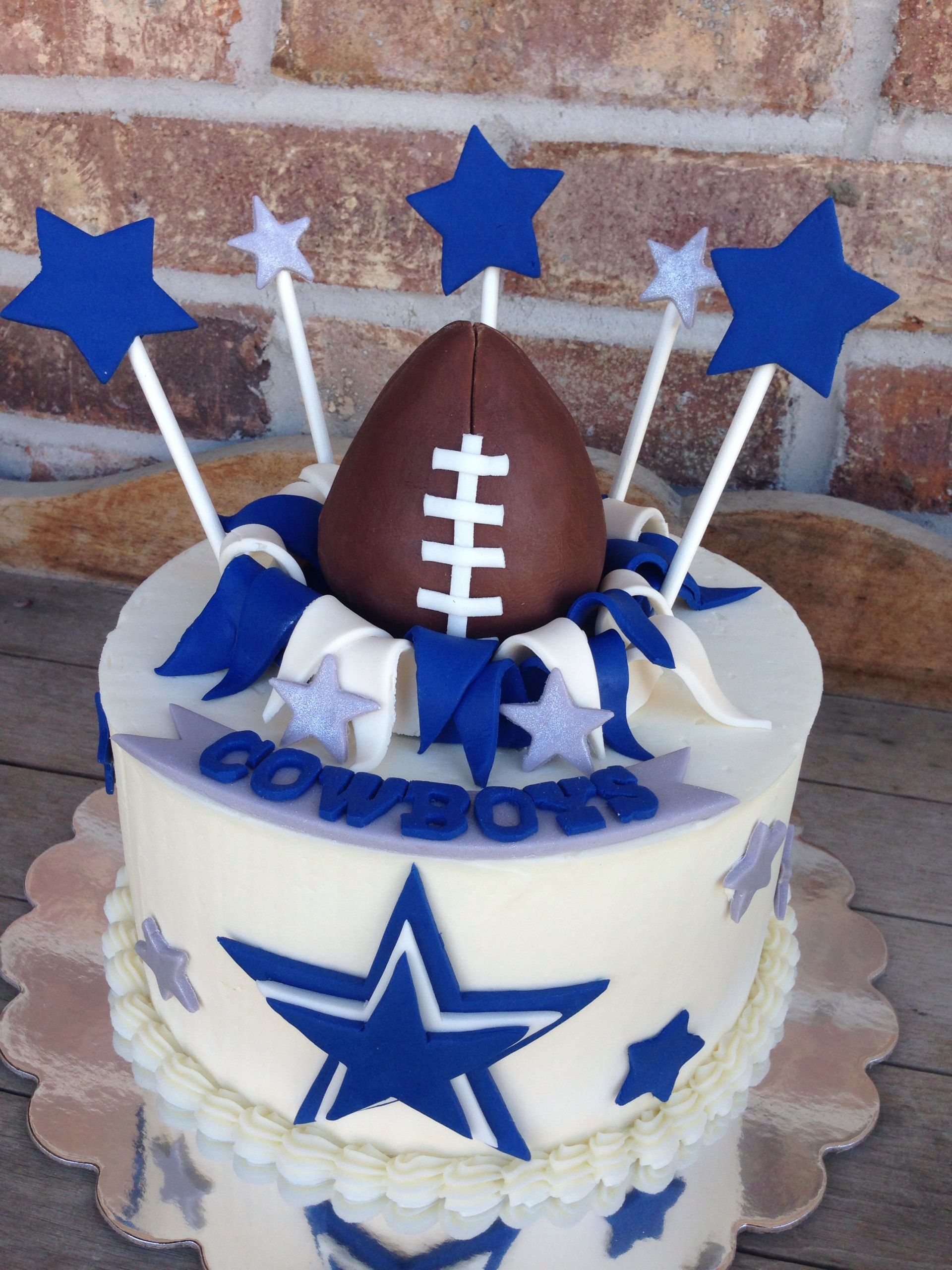 Birthday Cakes Dallas
 Cowboys football cake Sports cakes Pinterest