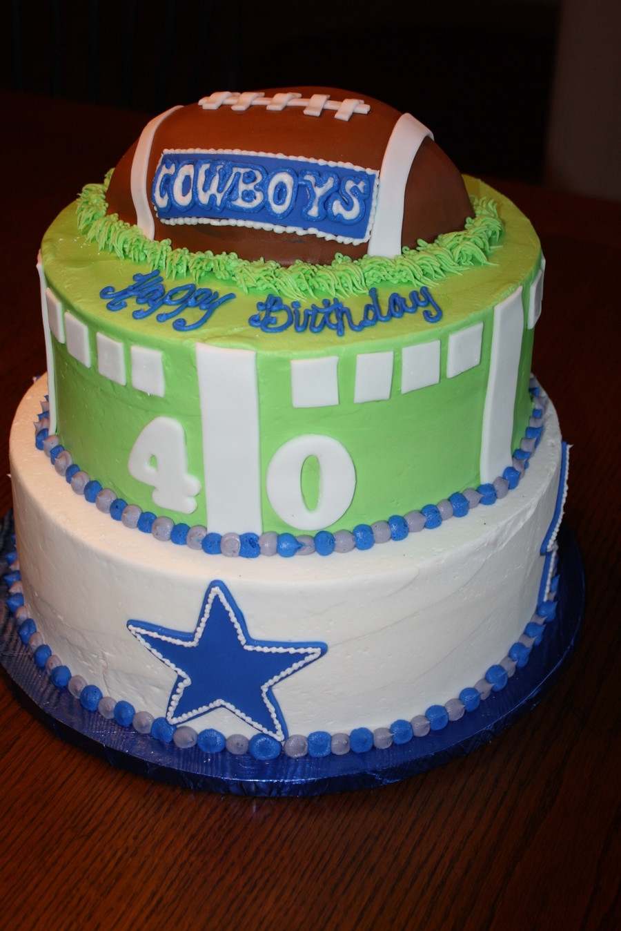 Birthday Cakes Dallas
 Dallas Cowboys Birthday Cake CakeCentral