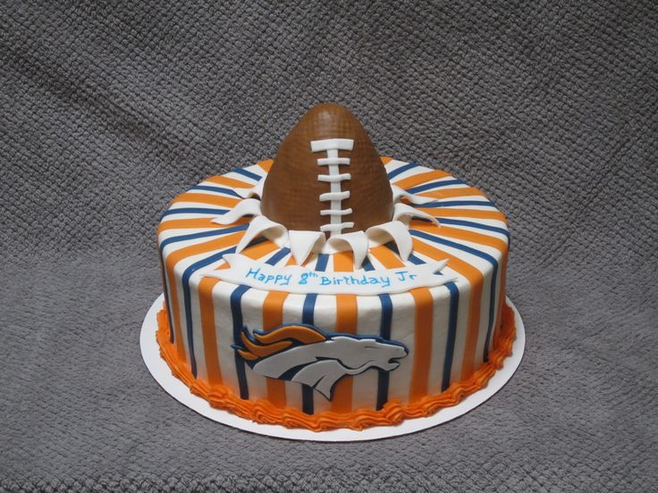 Birthday Cakes Denver
 Denver Bronco s themed cake My Cakes