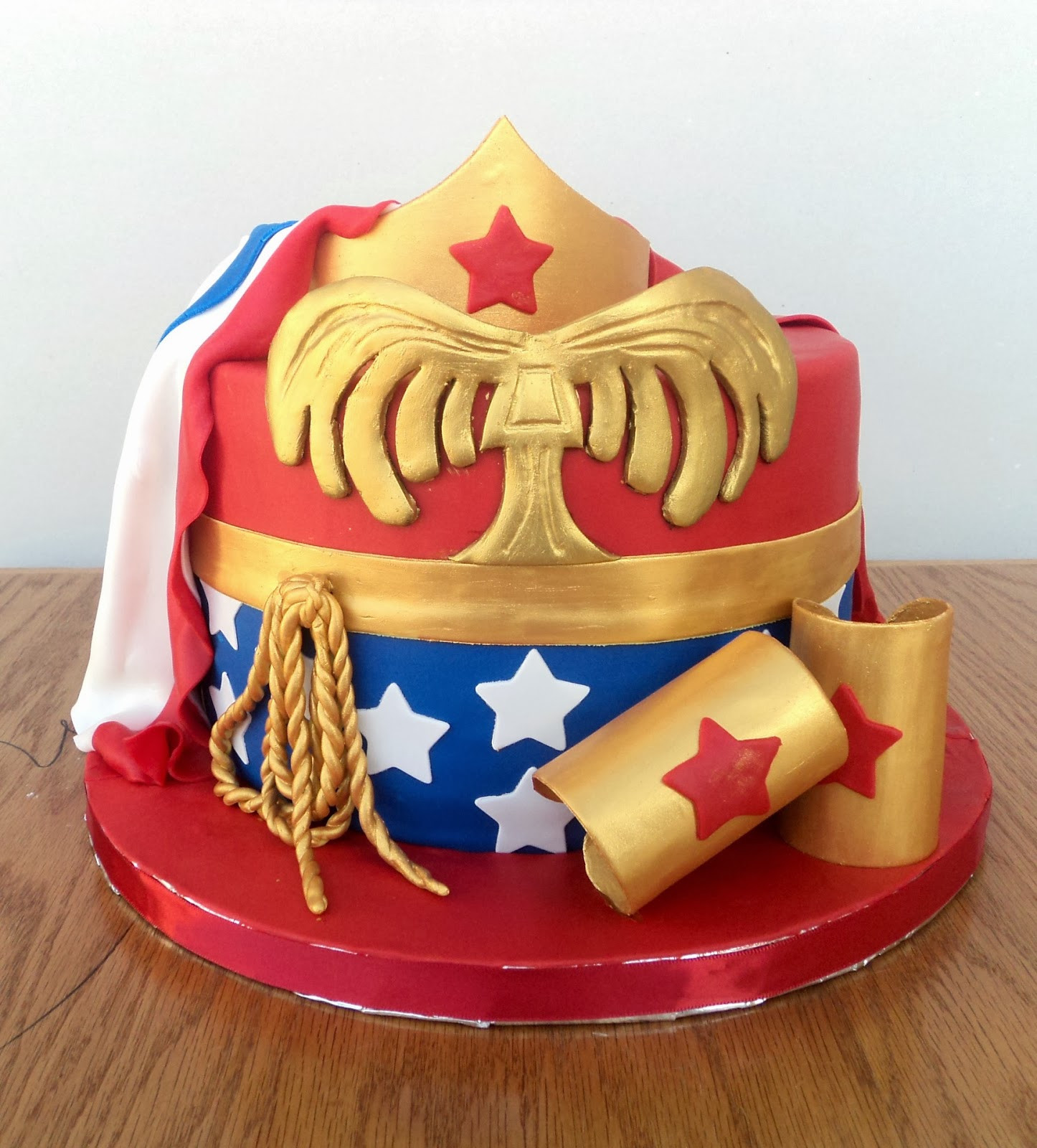Birthday Cakes For Women
 Delectable Cakes Wonder Woman with Cape Birthday Cake