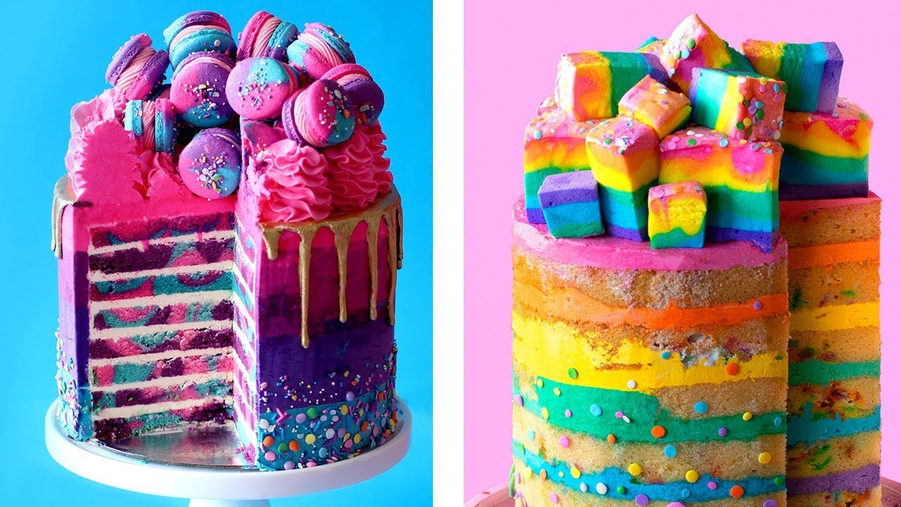 Birthday Cakes
 4 Colorful Birthday Cake Ideas