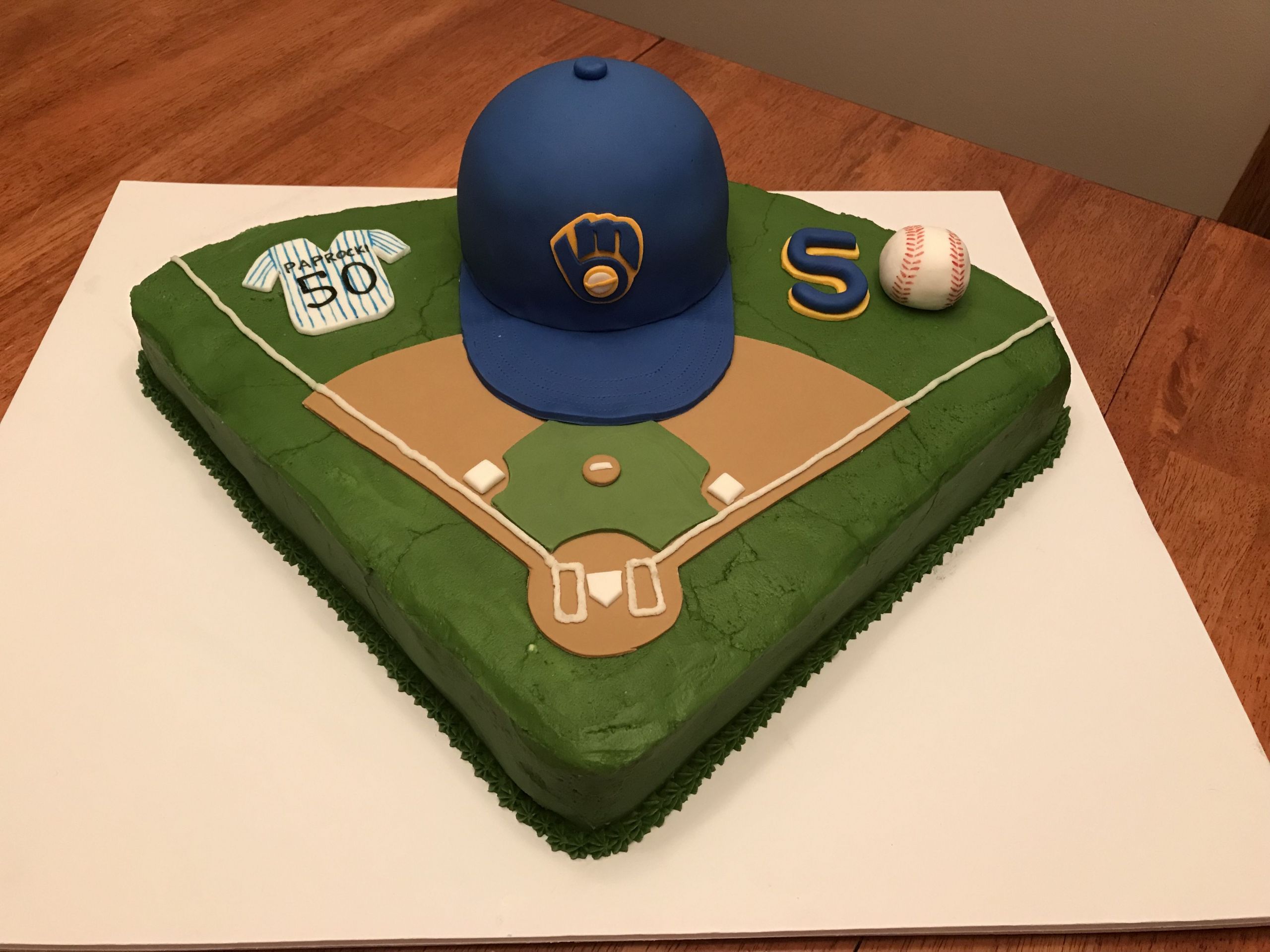 Birthday Cakes Milwaukee
 Milwaukee Brewer 50th Birthday Cake