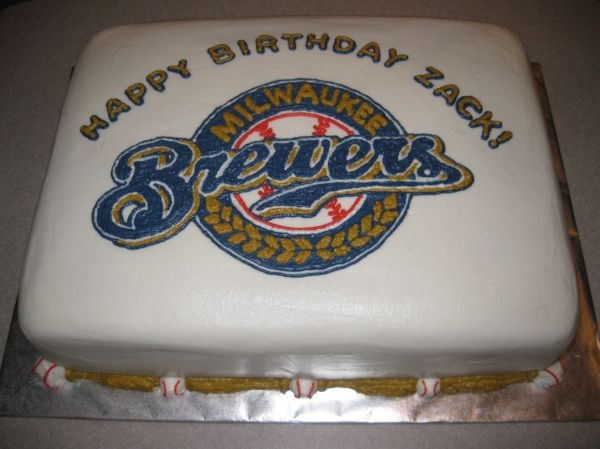 Birthday Cakes Milwaukee
 MLB Brewers Cake