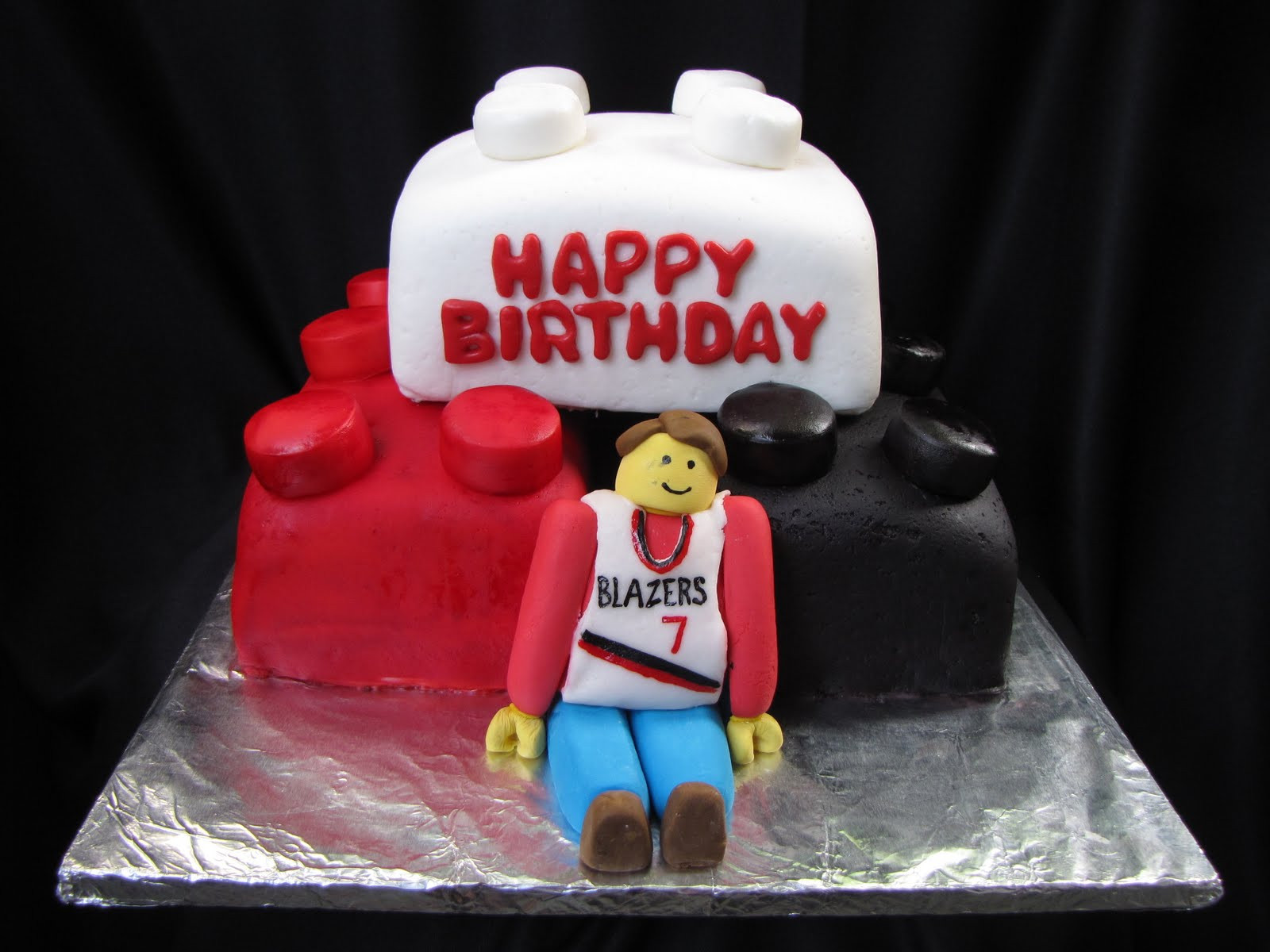 Birthday Cakes Portland
 Cake Devine Trail Blazers Lego Cake