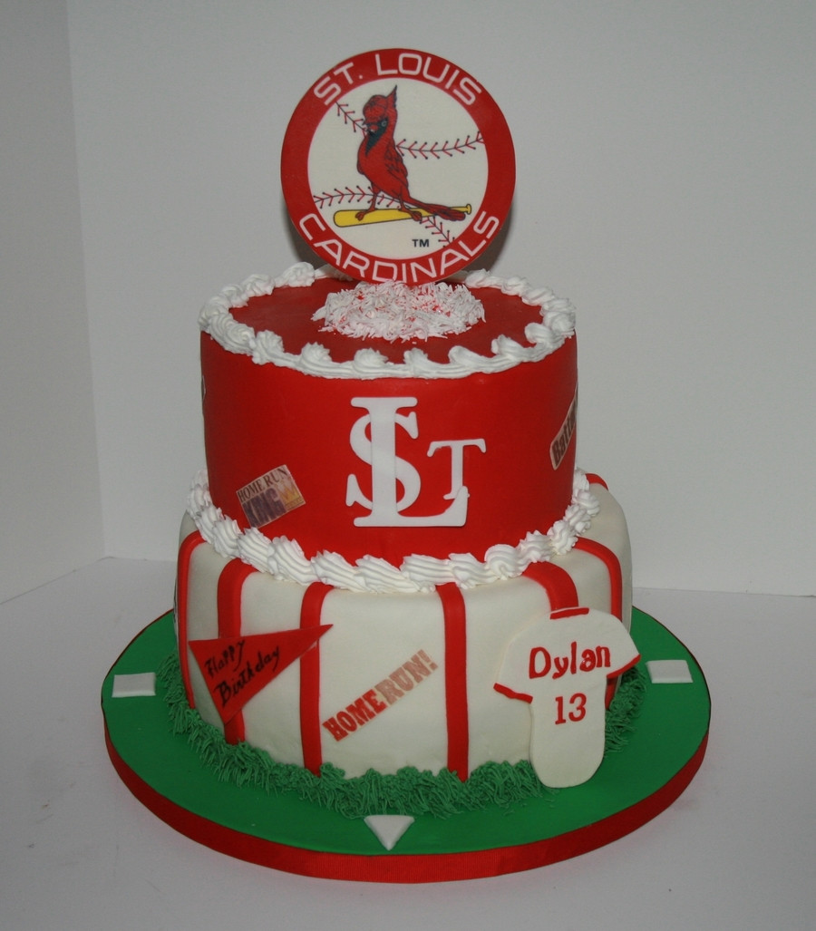 Birthday Cakes St Louis
 St Louis Cardinals Birthday Cake CakeCentral