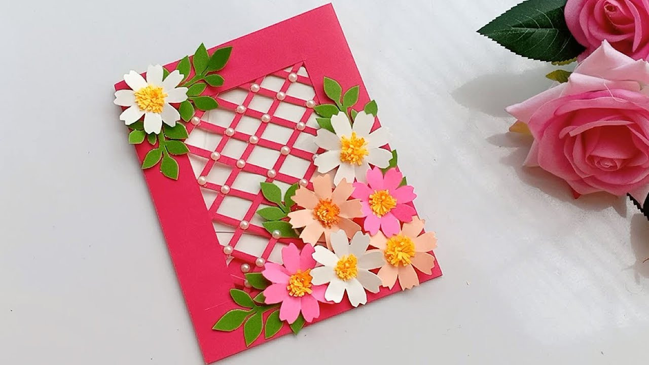 Birthday Card Decorations
 Beautiful Handmade Birthday card DIY Gift idea