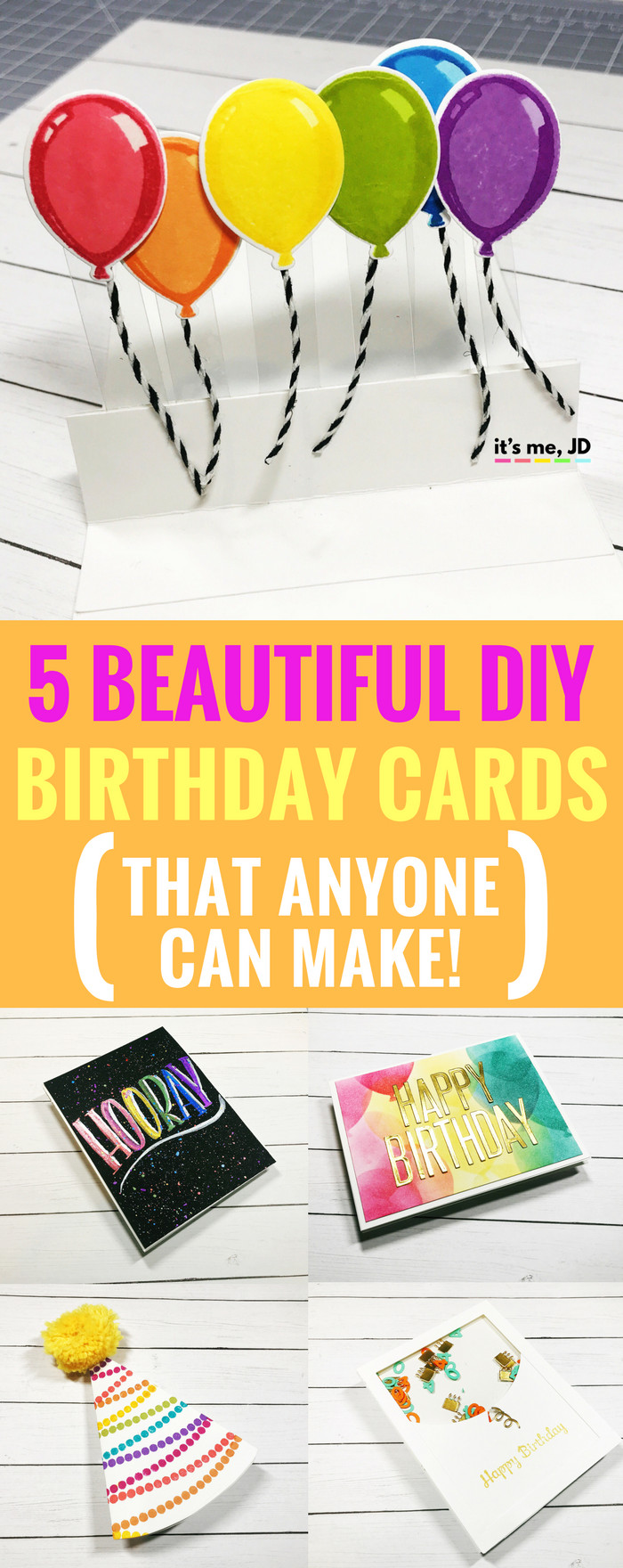Birthday Card Decorations
 5 Beautiful DIY Birthday Card Ideas That Anyone Can Make
