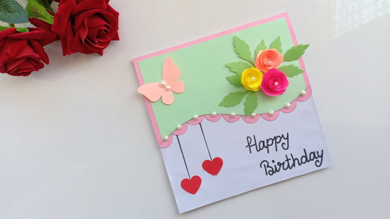 Birthday Card Decorations
 Beautiful Handmade Birthday card Birthday card idea