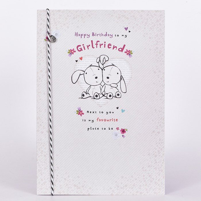 Birthday Card For Girlfriend
 Signature Collection Birthday Card Girlfriend Rabbits