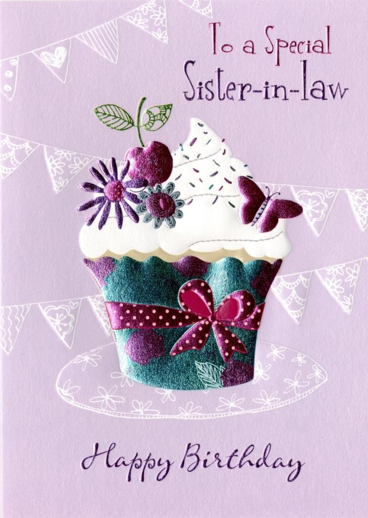 Birthday Card For Sister In Law
 Special Sister In Law Birthday Greeting Card Second Nature