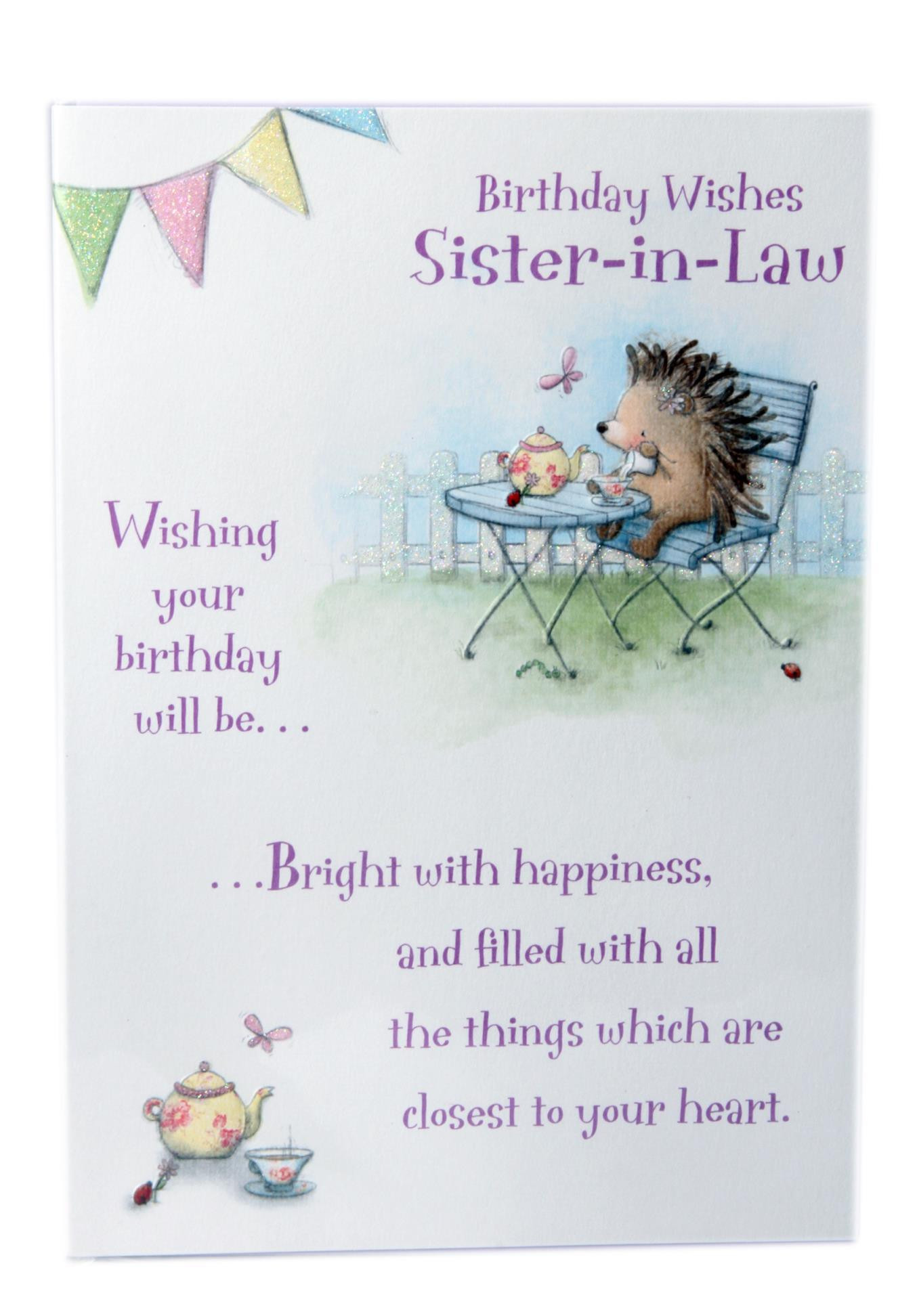 Birthday Card For Sister In Law
 Happy Birthday Sister In Law Quotes & Wishes