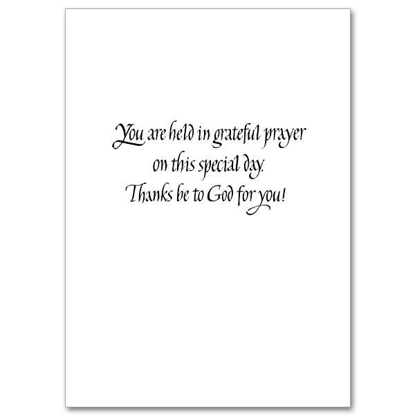 Birthday Card Text
 Grateful Prayer Birthday Birthday Card