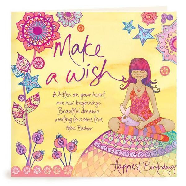 Birthday Cards Wishes
 Birthday Make A Wish Greeting Card – Intrinsic