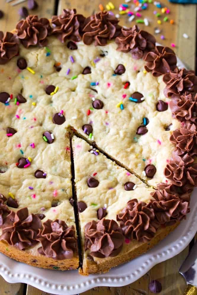 Birthday Cookie Cake Recipe
 Big Frosted Cookie Cake Sugar Spun Run