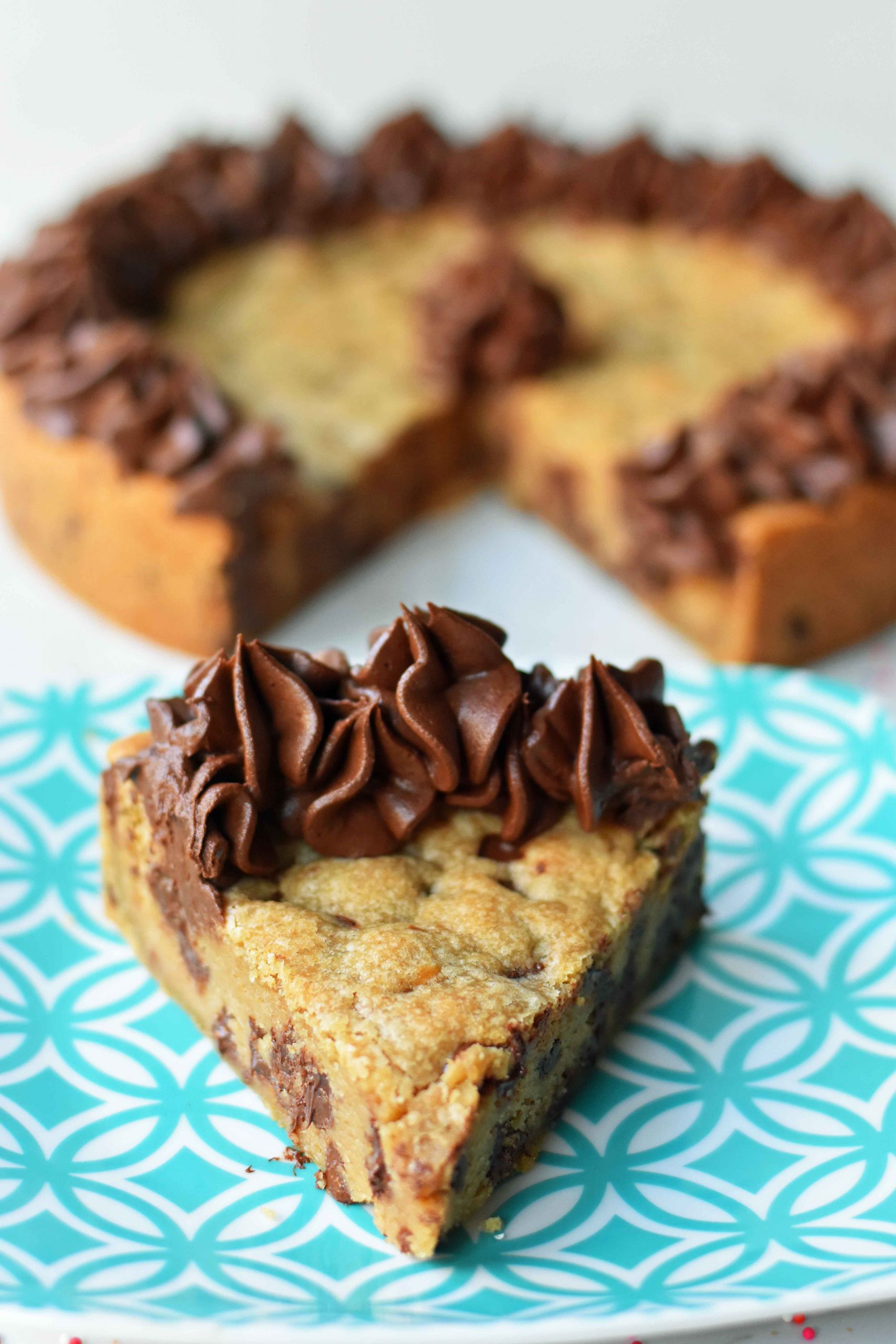 Birthday Cookie Cake Recipe
 Chocolate Chip Cookie Cake – Modern Honey
