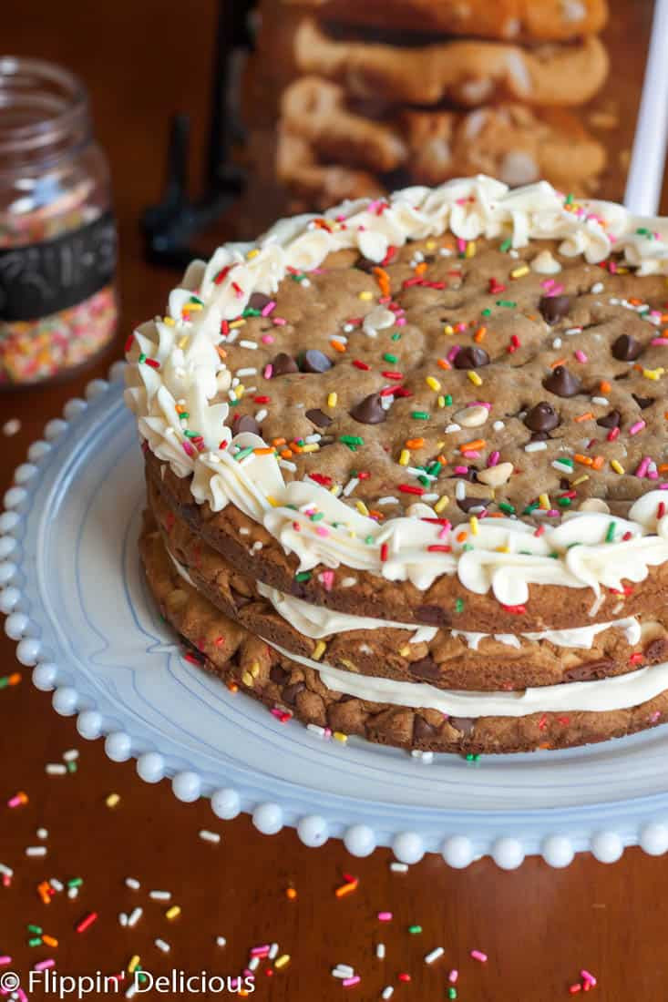 Birthday Cookie Cake Recipe
 Gluten Free Cookie Cake