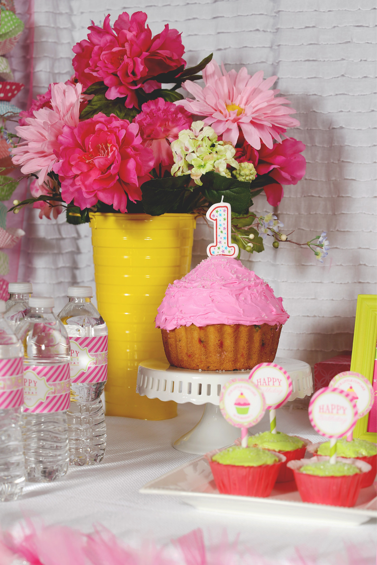 Birthday Cupcake Ideas
 A Cupcake Themed 1st Birthday party with Paisley and Polka