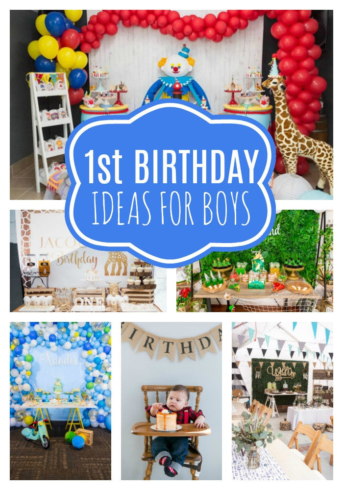 Birthday Decorations For Boy
 18 First Birthday Party Ideas For Boys Pretty My Party