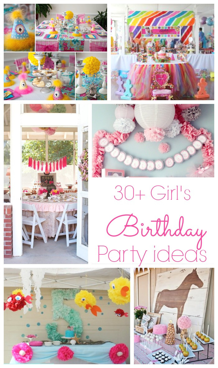 Birthday Decorations For Girls
 30 Girls Birthday Party Ideas