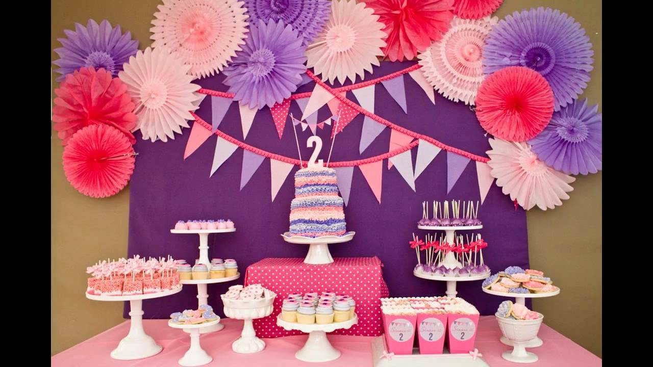 Birthday Decorations For Girls
 Cool Girls birthday party decorations ideas