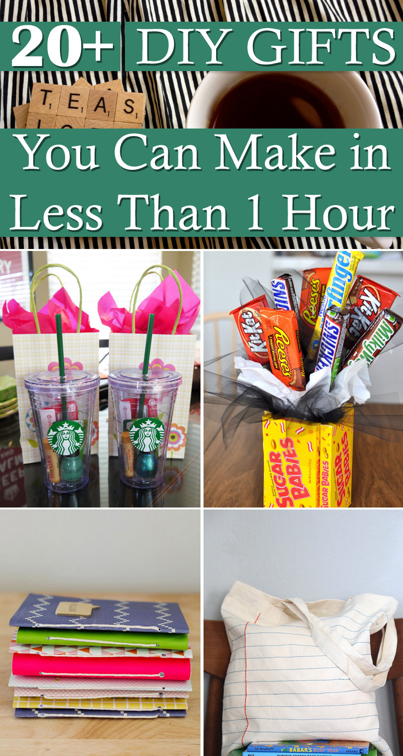 Birthday DIY Gifts
 20 DIY Gifts You Can Make in Less Than 1 Hour