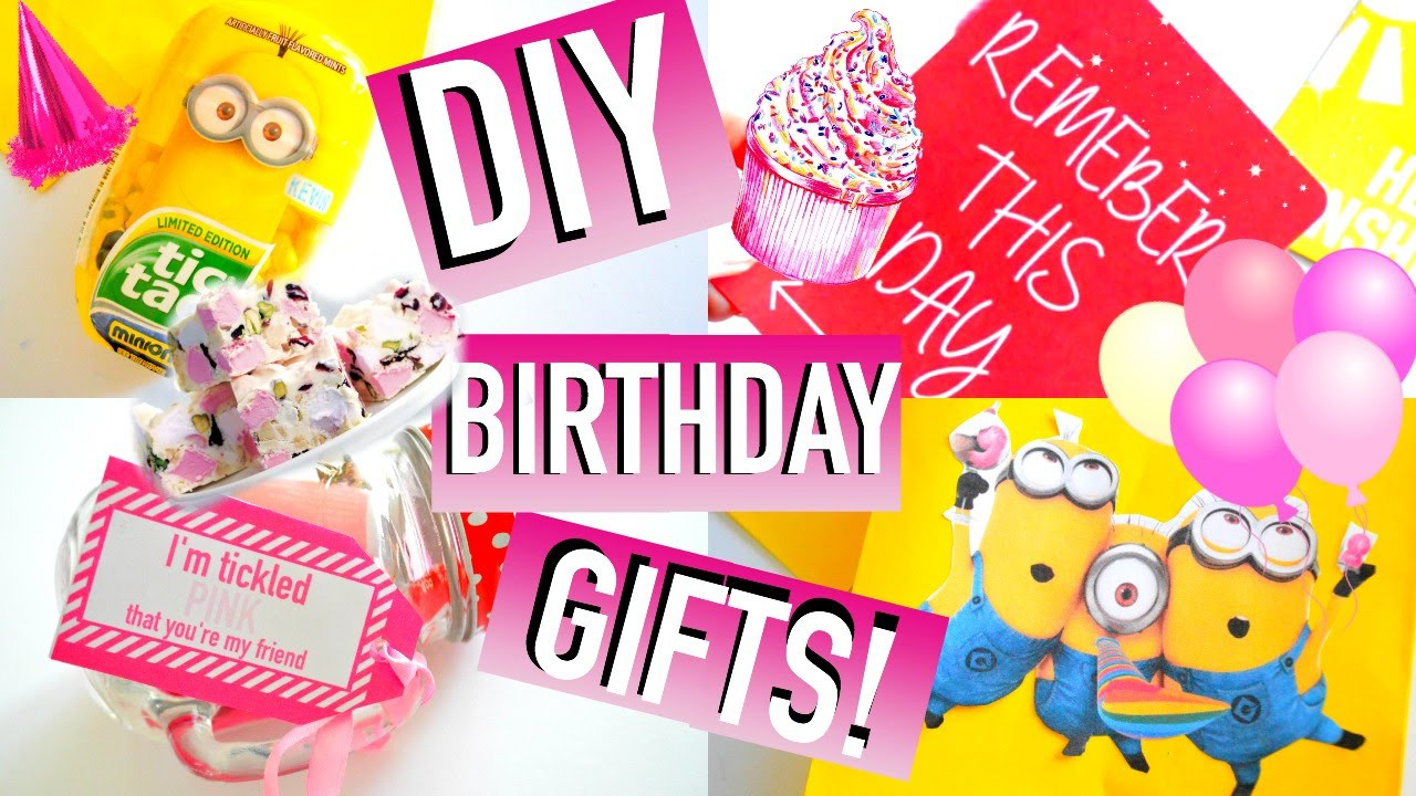 Birthday DIY Gifts
 DIY Birthday Gift Ideas Easy & Affordable ♡