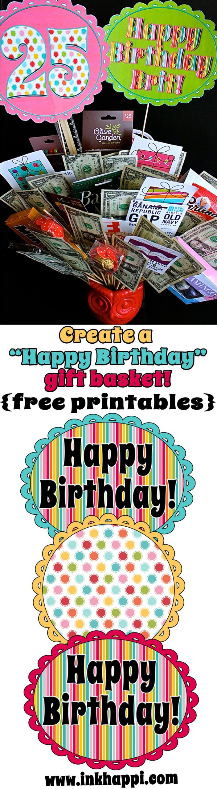 Birthday Gift Basket Ideas
 Birthday Gift Basket Idea with Free Printables inkhappi