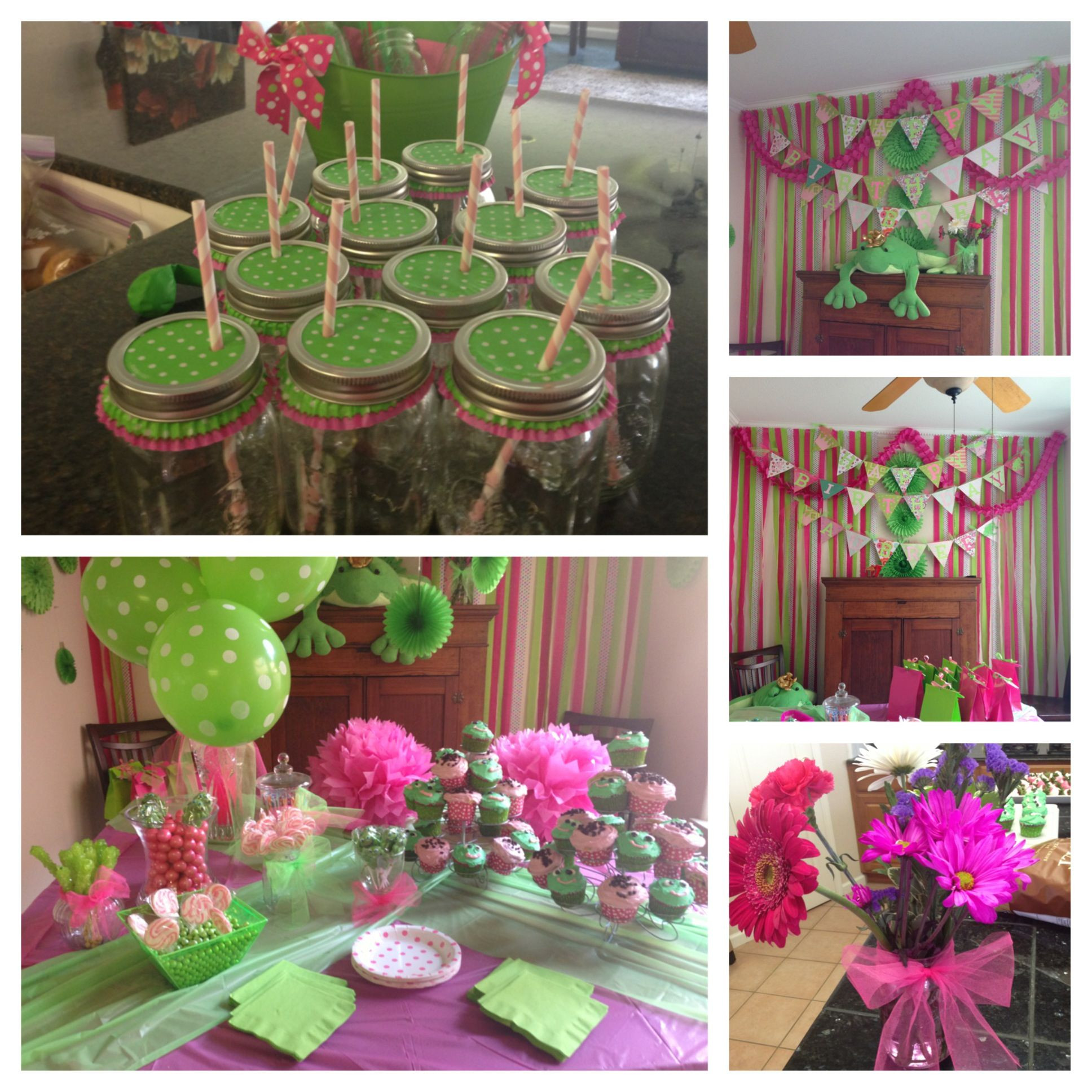 Birthday Gift Ideas For 11 Year Old Girls
 Little Girl frog themed Birthday Party This party was for