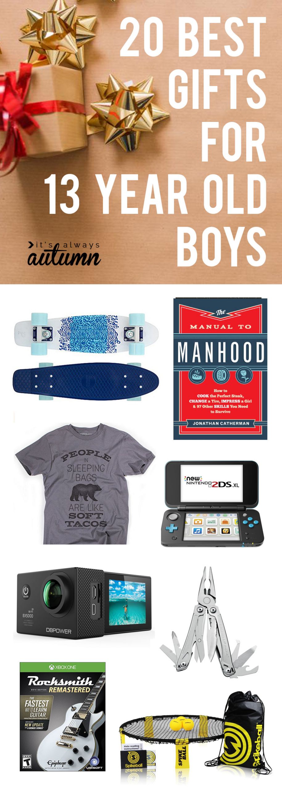 Birthday Gift Ideas For 13 Year Old Boy
 best Christmas ts for 13 year old boys It s Always Autumn